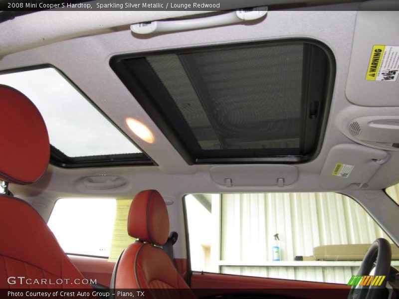 Sunroof of 2008 Cooper S Hardtop