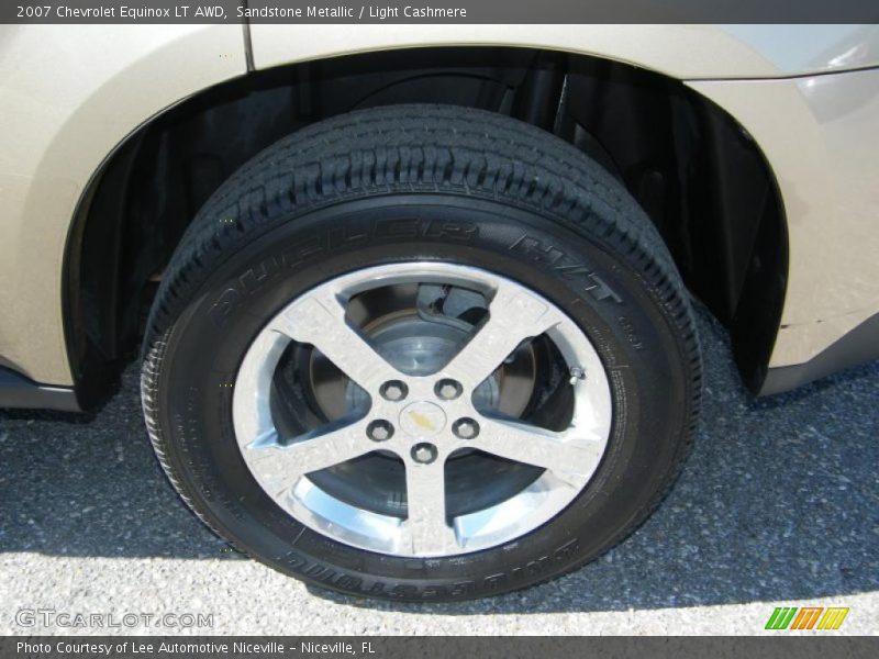 Sandstone Metallic / Light Cashmere 2007 Chevrolet Equinox LT AWD