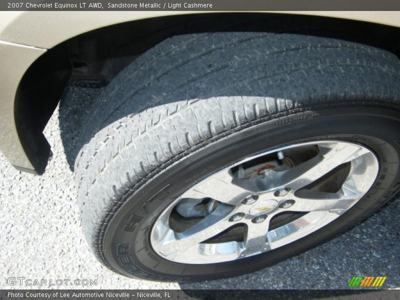 Sandstone Metallic / Light Cashmere 2007 Chevrolet Equinox LT AWD