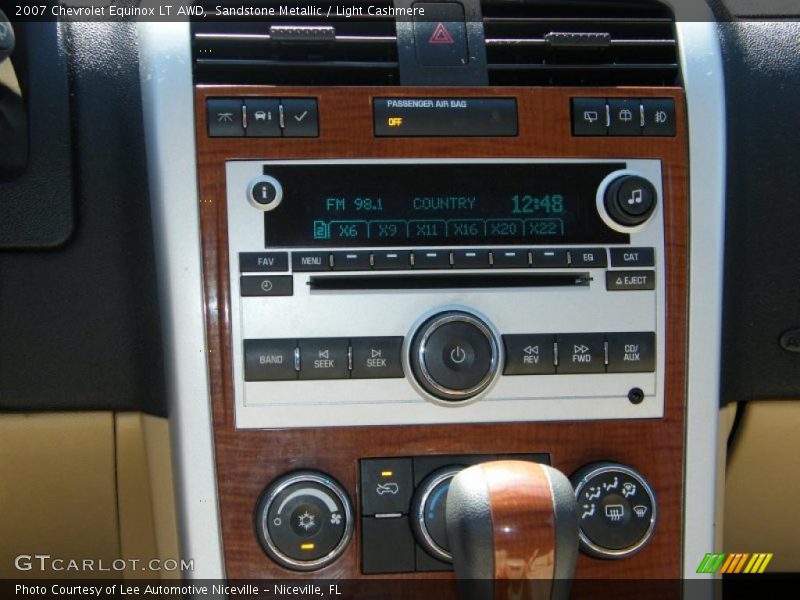 Controls of 2007 Equinox LT AWD