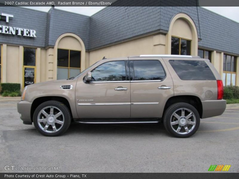 Radiant Bronze / Ebony/Ebony 2007 Cadillac Escalade AWD