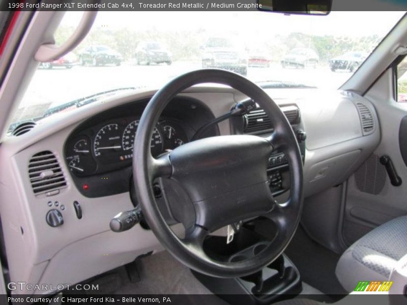  1998 Ranger XLT Extended Cab 4x4 Medium Graphite Interior