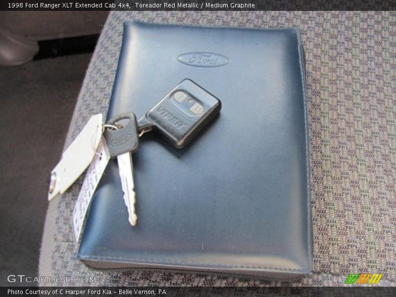 Toreador Red Metallic / Medium Graphite 1998 Ford Ranger XLT Extended Cab 4x4