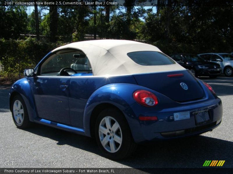 Laser Blue / Cream 2007 Volkswagen New Beetle 2.5 Convertible