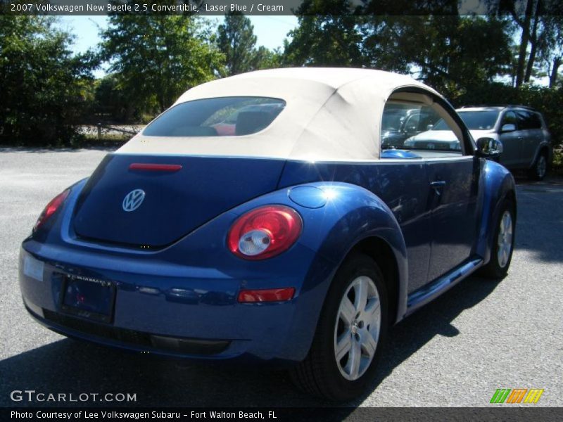Laser Blue / Cream 2007 Volkswagen New Beetle 2.5 Convertible