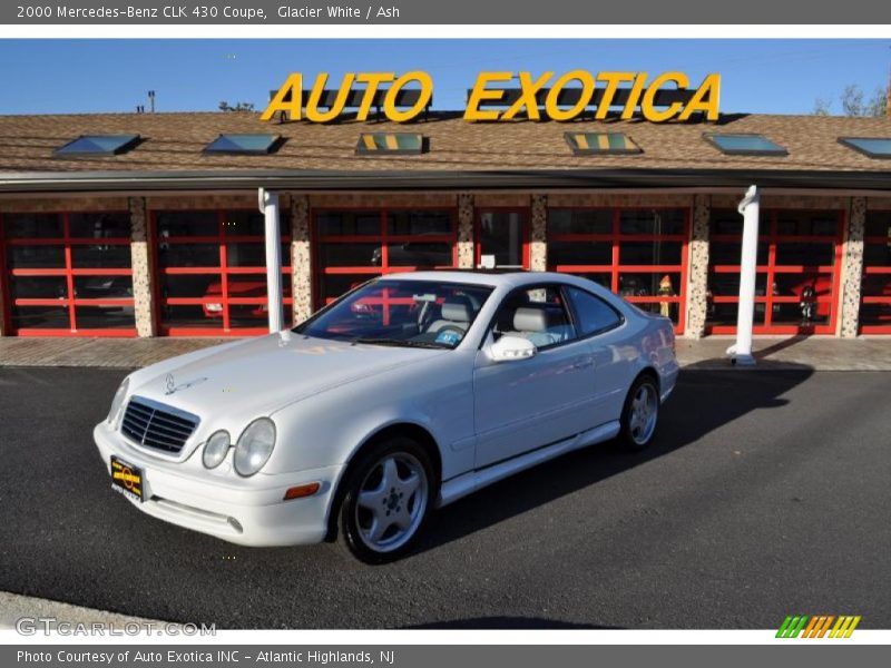 Glacier White / Ash 2000 Mercedes-Benz CLK 430 Coupe