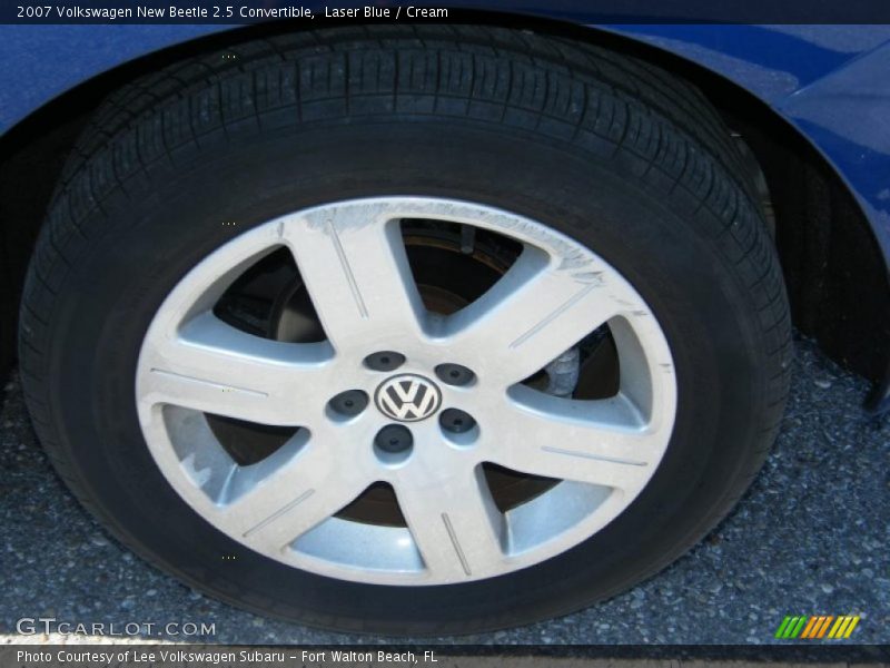 Laser Blue / Cream 2007 Volkswagen New Beetle 2.5 Convertible