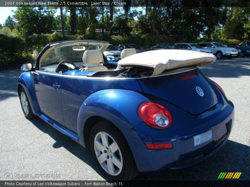 Laser Blue / Cream 2007 Volkswagen New Beetle 2.5 Convertible