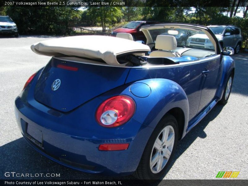 Laser Blue / Cream 2007 Volkswagen New Beetle 2.5 Convertible