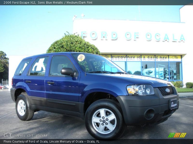 Sonic Blue Metallic / Medium/Dark Flint 2006 Ford Escape XLS