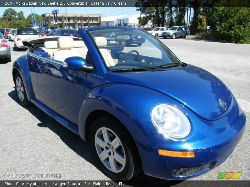 Laser Blue / Cream 2007 Volkswagen New Beetle 2.5 Convertible