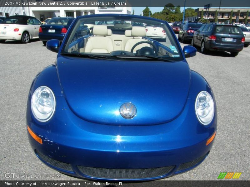 Laser Blue / Cream 2007 Volkswagen New Beetle 2.5 Convertible