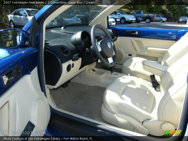 Laser Blue / Cream 2007 Volkswagen New Beetle 2.5 Convertible
