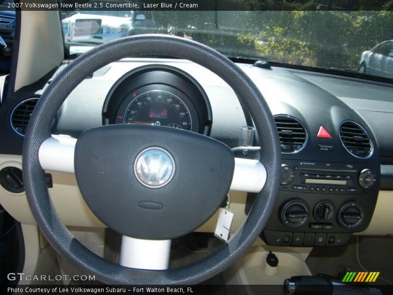 Laser Blue / Cream 2007 Volkswagen New Beetle 2.5 Convertible