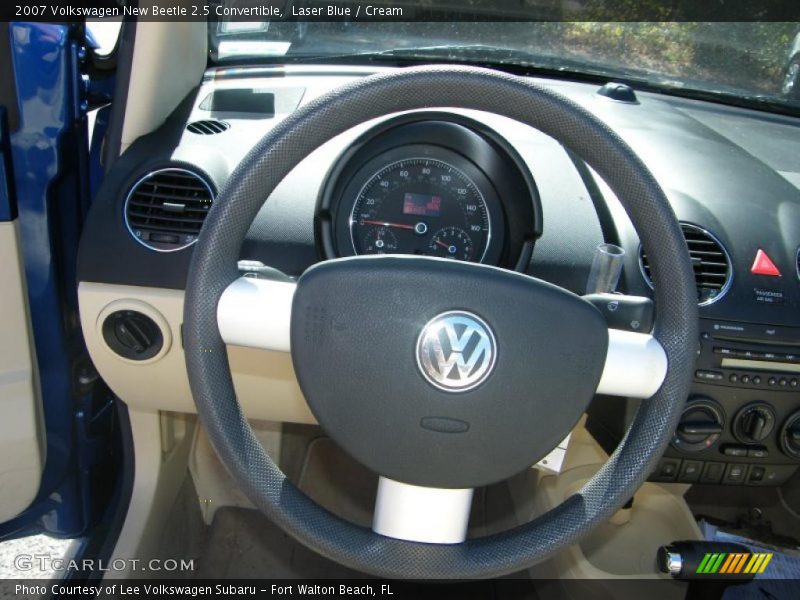 Laser Blue / Cream 2007 Volkswagen New Beetle 2.5 Convertible