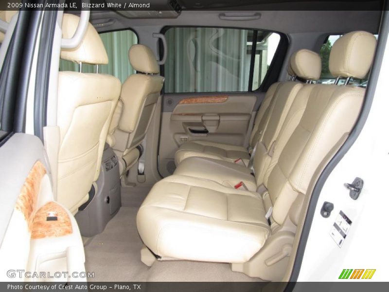  2009 Armada LE Almond Interior