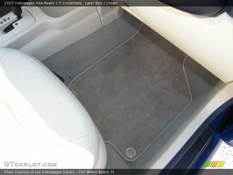 Laser Blue / Cream 2007 Volkswagen New Beetle 2.5 Convertible