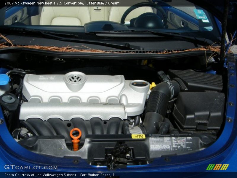 Laser Blue / Cream 2007 Volkswagen New Beetle 2.5 Convertible