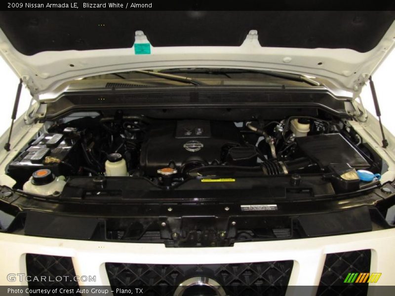 Blizzard White / Almond 2009 Nissan Armada LE