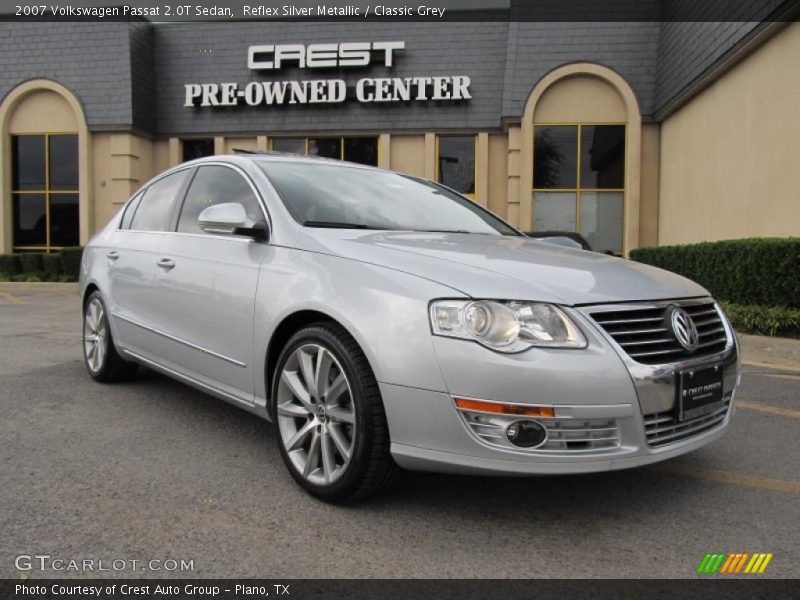 Reflex Silver Metallic / Classic Grey 2007 Volkswagen Passat 2.0T Sedan