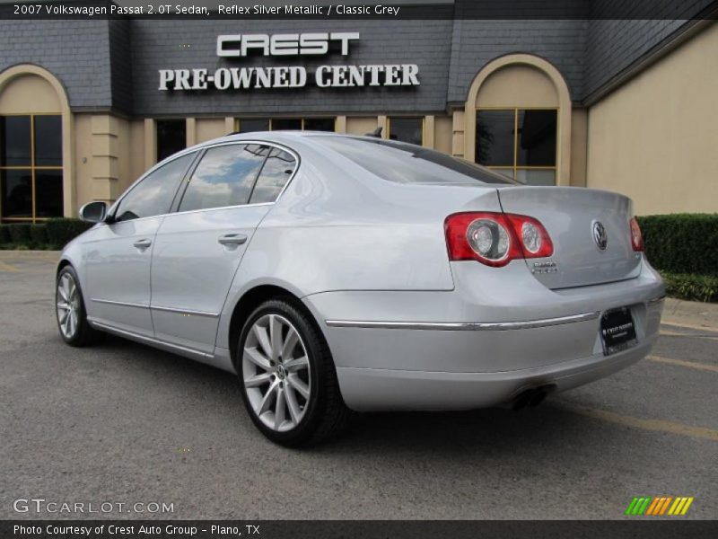 Reflex Silver Metallic / Classic Grey 2007 Volkswagen Passat 2.0T Sedan