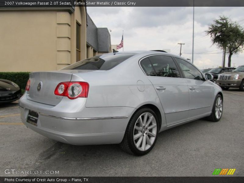 Reflex Silver Metallic / Classic Grey 2007 Volkswagen Passat 2.0T Sedan