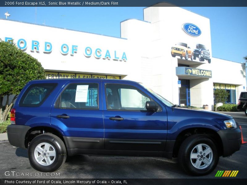 Sonic Blue Metallic / Medium/Dark Flint 2006 Ford Escape XLS