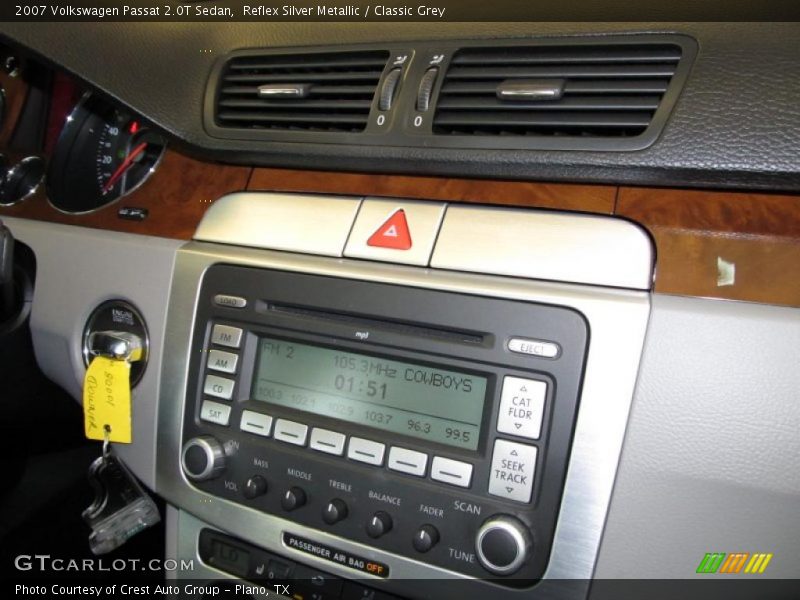 Reflex Silver Metallic / Classic Grey 2007 Volkswagen Passat 2.0T Sedan
