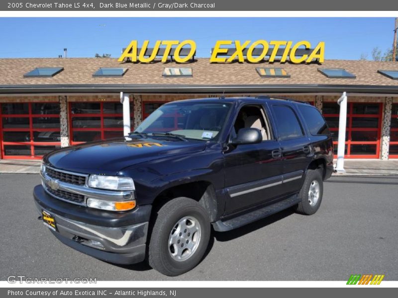 Dark Blue Metallic / Gray/Dark Charcoal 2005 Chevrolet Tahoe LS 4x4