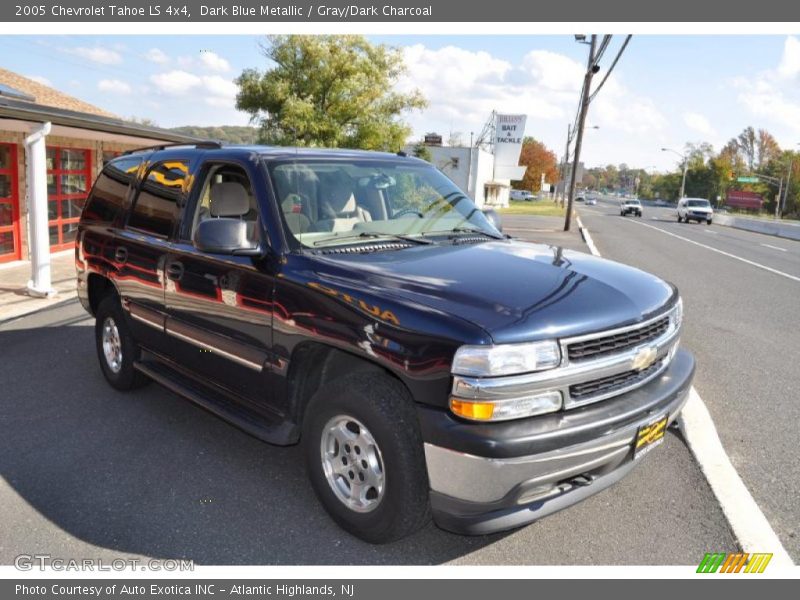 Dark Blue Metallic / Gray/Dark Charcoal 2005 Chevrolet Tahoe LS 4x4