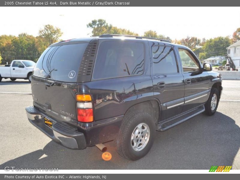 Dark Blue Metallic / Gray/Dark Charcoal 2005 Chevrolet Tahoe LS 4x4