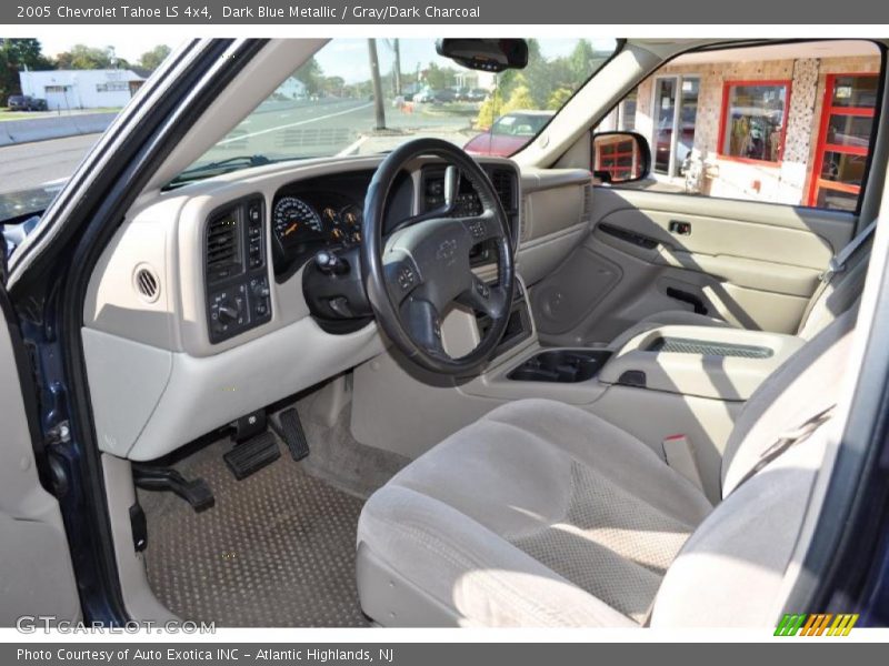 Dark Blue Metallic / Gray/Dark Charcoal 2005 Chevrolet Tahoe LS 4x4