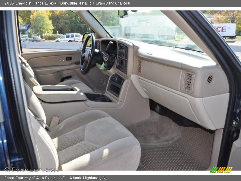 Dark Blue Metallic / Gray/Dark Charcoal 2005 Chevrolet Tahoe LS 4x4