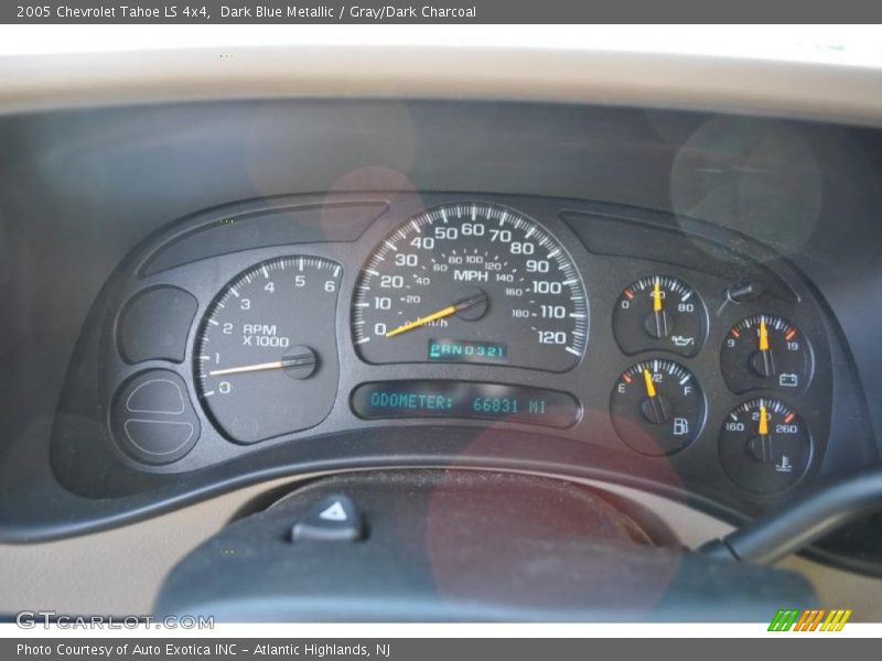 Dark Blue Metallic / Gray/Dark Charcoal 2005 Chevrolet Tahoe LS 4x4