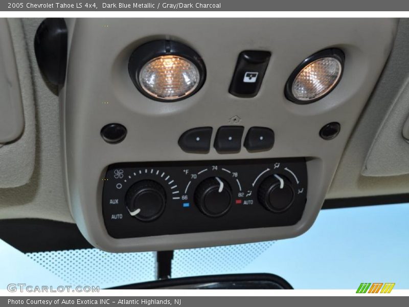 Dark Blue Metallic / Gray/Dark Charcoal 2005 Chevrolet Tahoe LS 4x4
