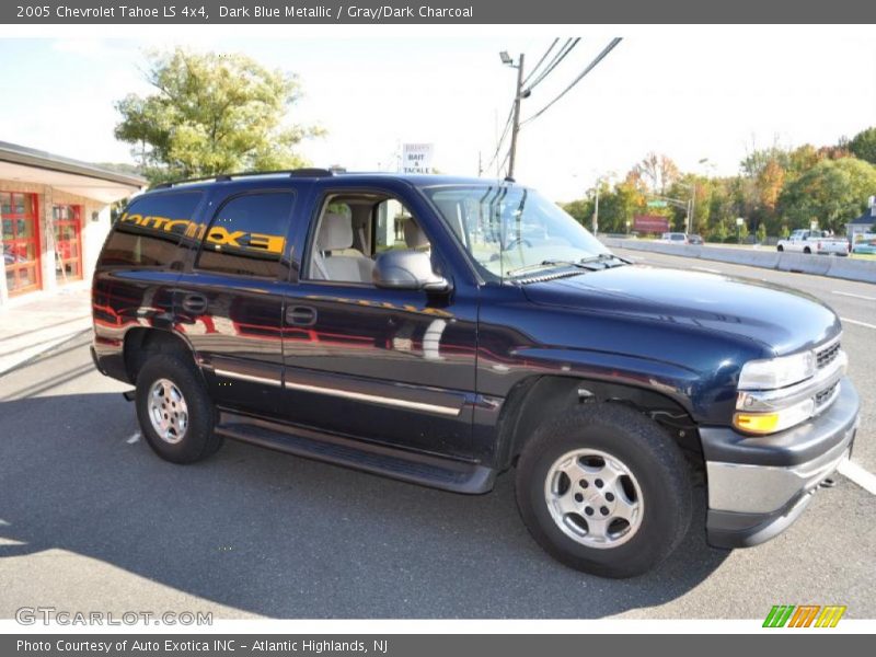 Dark Blue Metallic / Gray/Dark Charcoal 2005 Chevrolet Tahoe LS 4x4