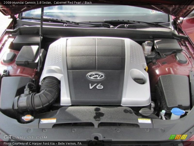  2009 Genesis 3.8 Sedan Engine - 3.8 Liter DOHC 24-Valve Dual CVVT V6