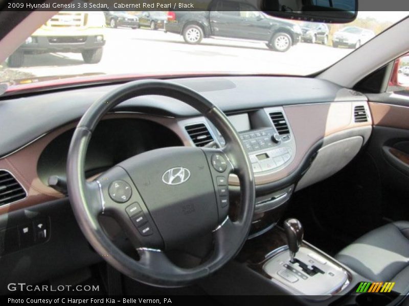 Black Interior - 2009 Genesis 3.8 Sedan 