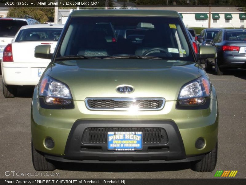 Alien Green / Black Soul Logo Cloth 2010 Kia Soul +