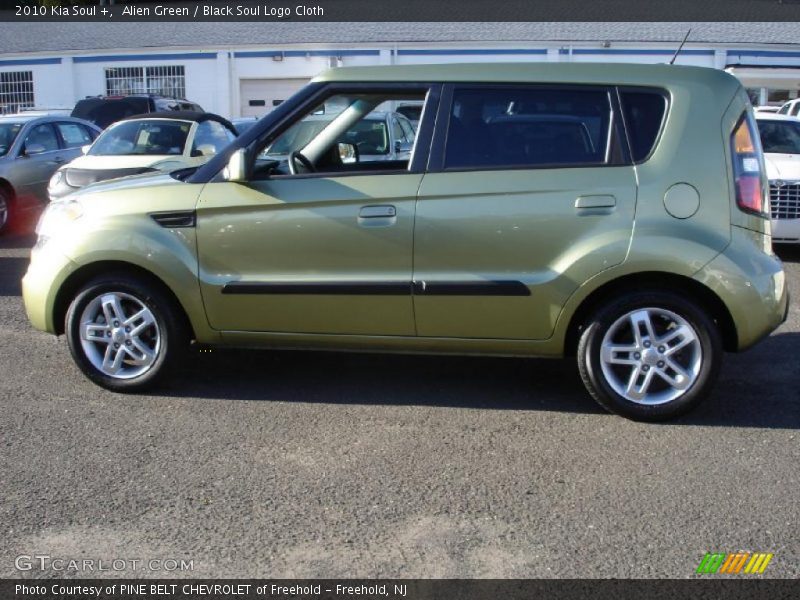 Alien Green / Black Soul Logo Cloth 2010 Kia Soul +