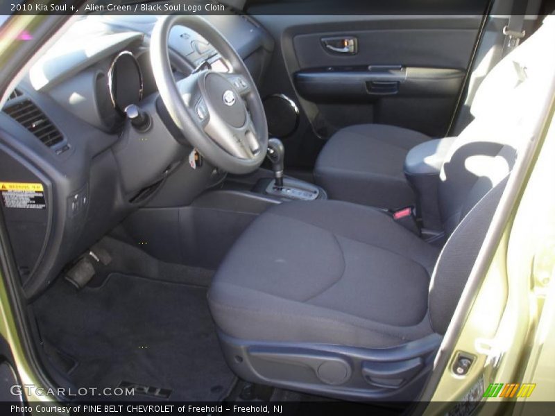 Alien Green / Black Soul Logo Cloth 2010 Kia Soul +