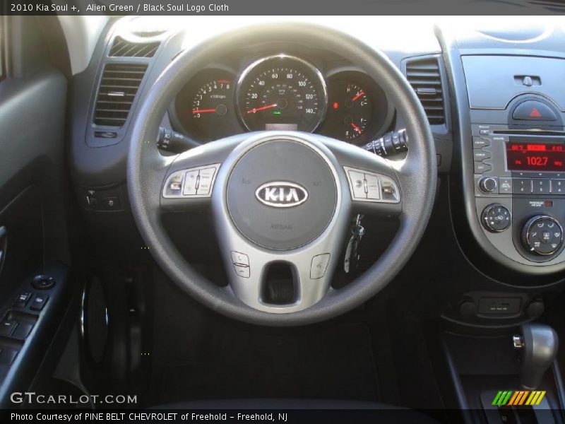 Alien Green / Black Soul Logo Cloth 2010 Kia Soul +