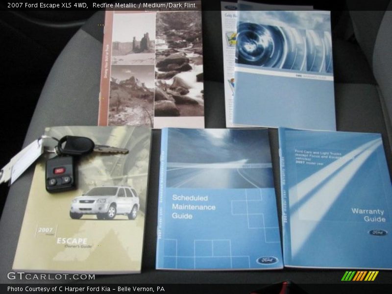Redfire Metallic / Medium/Dark Flint 2007 Ford Escape XLS 4WD