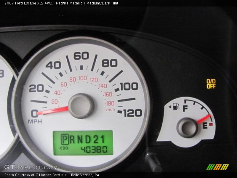 Redfire Metallic / Medium/Dark Flint 2007 Ford Escape XLS 4WD