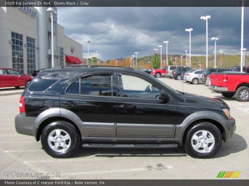 Ebony Black / Gray 2008 Kia Sorento EX 4x4