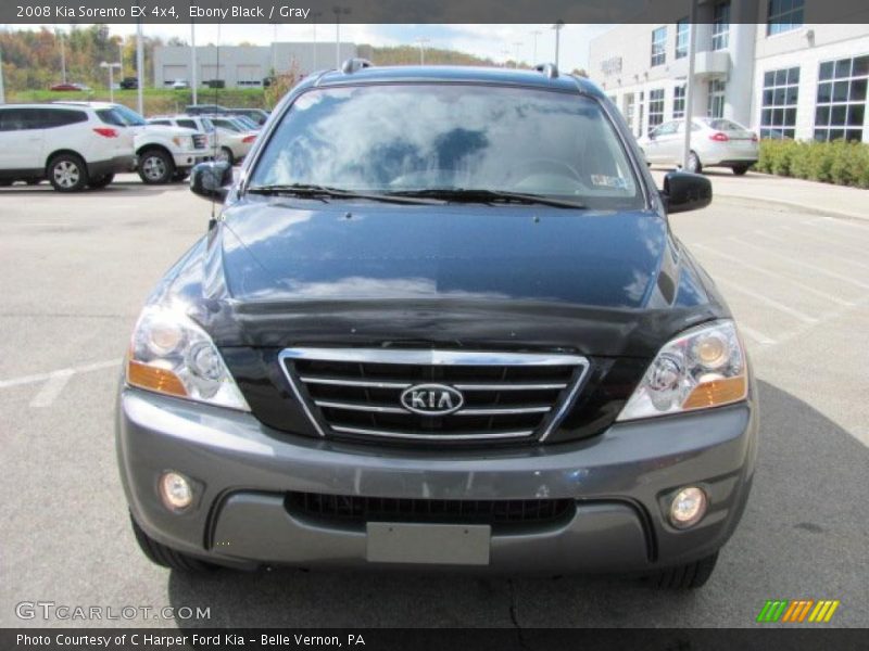 Ebony Black / Gray 2008 Kia Sorento EX 4x4