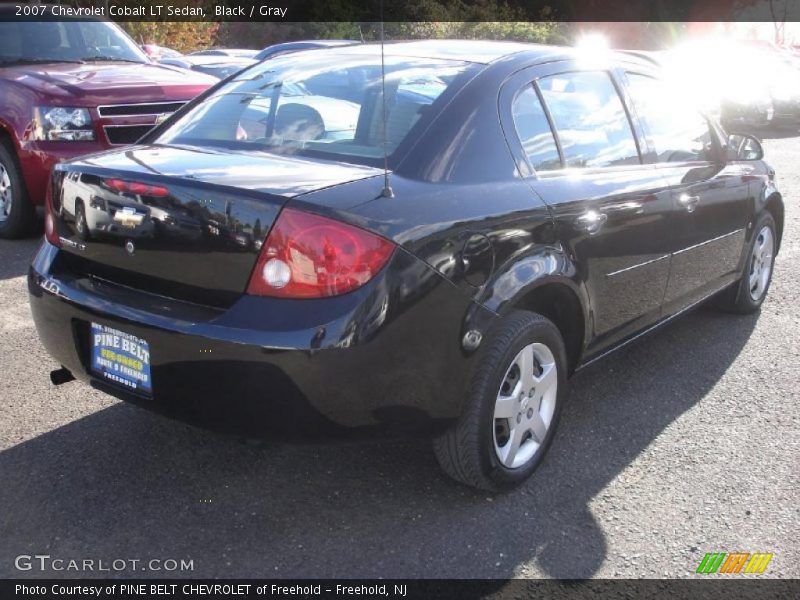 Black / Gray 2007 Chevrolet Cobalt LT Sedan