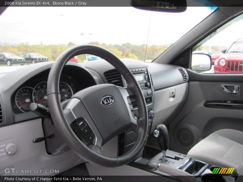 Gray Interior - 2008 Sorento EX 4x4 