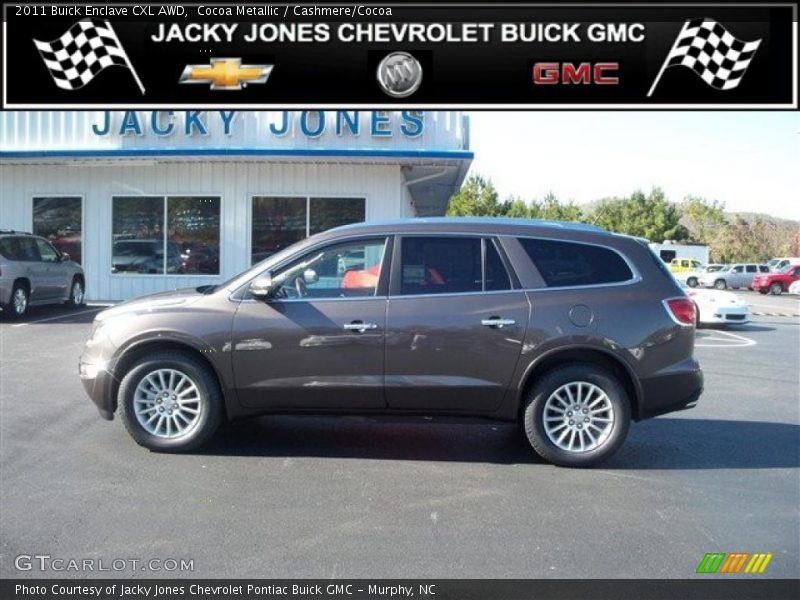 Cocoa Metallic / Cashmere/Cocoa 2011 Buick Enclave CXL AWD