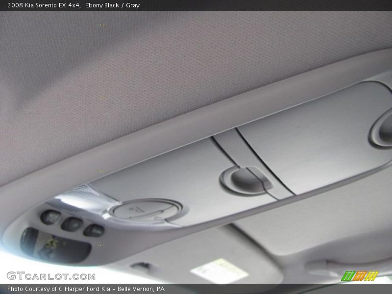 Ebony Black / Gray 2008 Kia Sorento EX 4x4